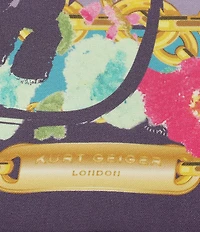 Kurt Geiger London Floral Butterfly Bandana Scarf