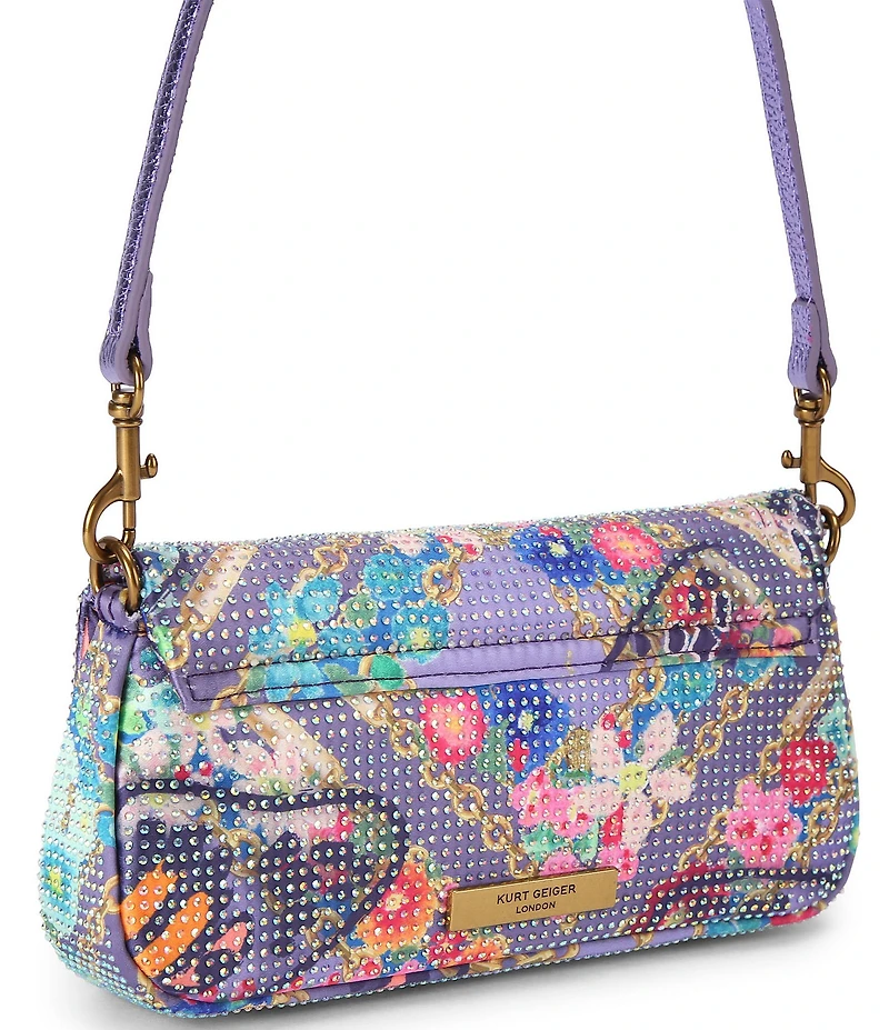 Kurt Geiger London Floral Printed Pickle Shoulder Bag