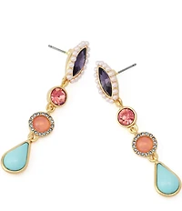 Kurt Geiger London Gemstone Linear Earrings
