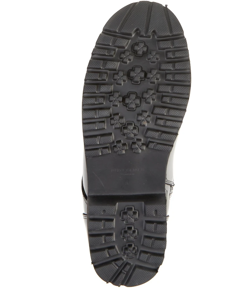 Kurt Geiger London Girls' Bax Embellished Chain Moto Boots (Youth)