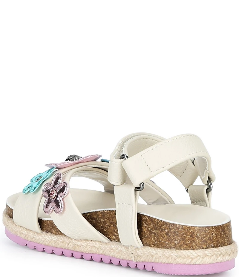 Kurt Geiger London Girls' Kensington Flower Espadrille Sandals (Infant)
