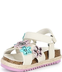 Kurt Geiger London Girls' Kensington Flower Espadrille Sandals (Infant)