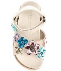 Kurt Geiger London Girls' Kensington Flower Espadrille Sandals (Infant)
