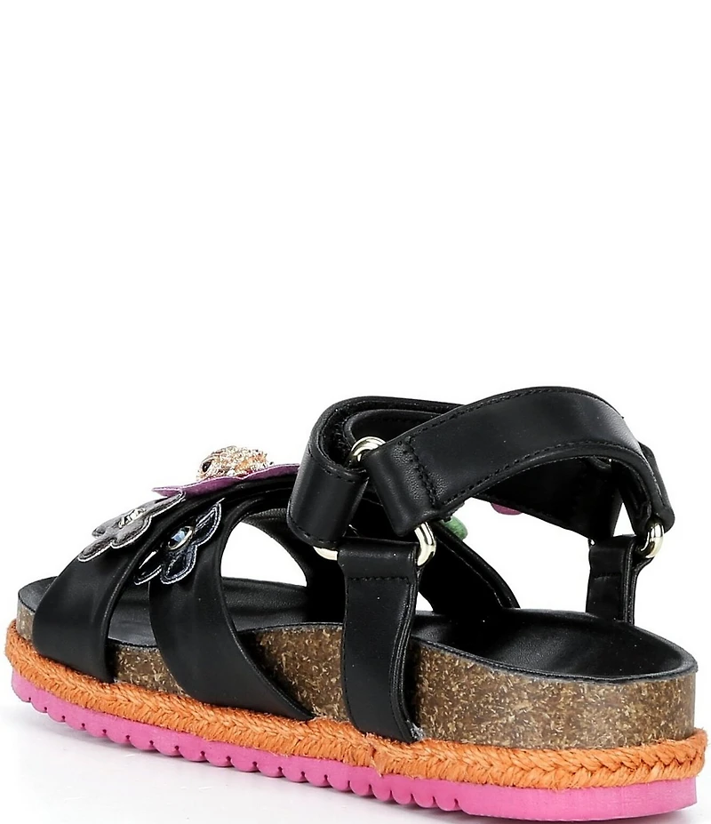 Kurt Geiger London Girls' Kensington Flower Espadrille Sandals (Toddler)