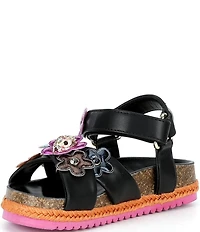 Kurt Geiger London Girls' Kensington Flower Espadrille Sandals (Toddler)
