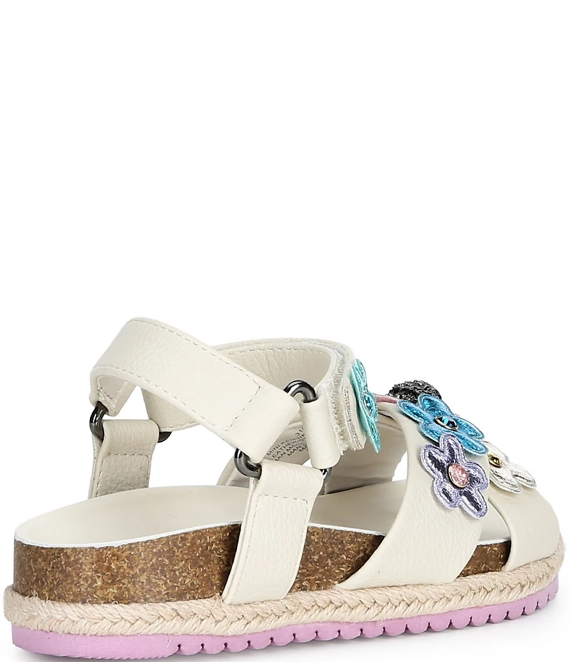 Kurt Geiger London Girls' Kensington Flower Espadrille Sandals (Toddler)