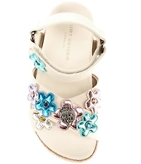 Kurt Geiger London Girls' Kensington Flower Espadrille Sandals (Toddler)
