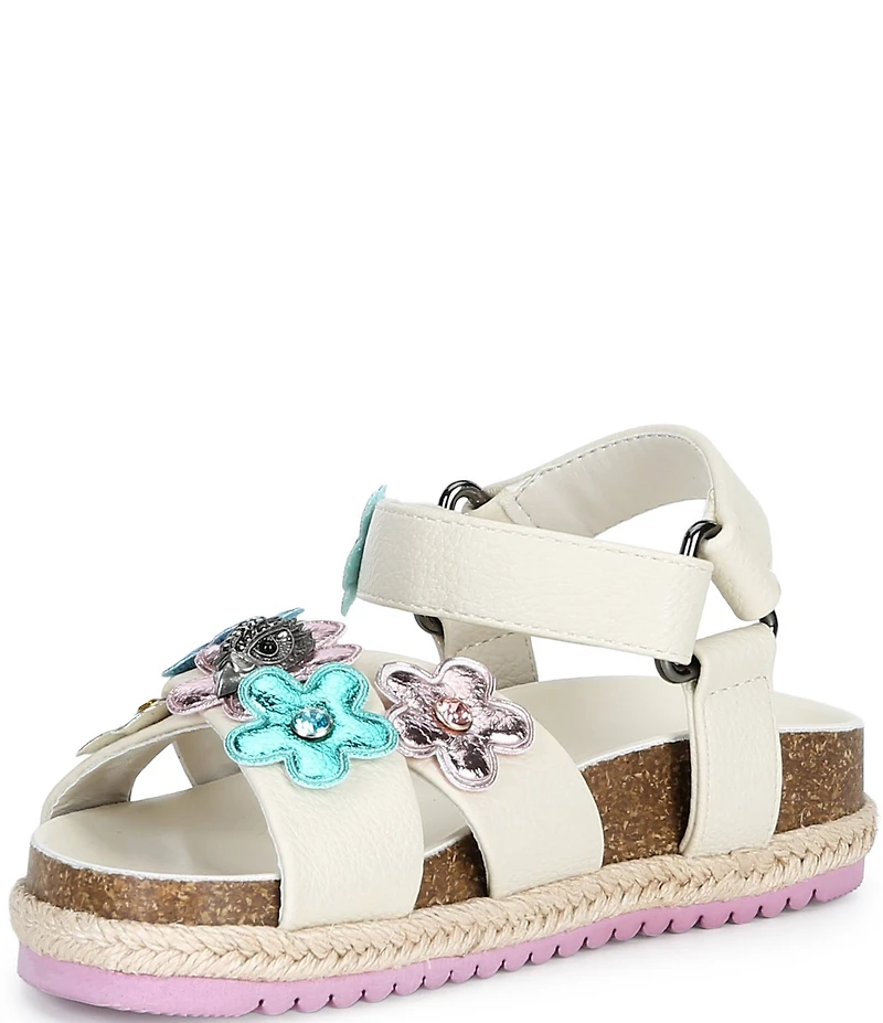 Kurt Geiger London Girls' Kensington Flower Espadrille Sandals (Youth)