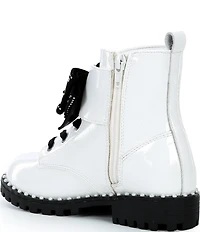 Kurt Geiger London Girls' Kensington Patent Leather Bow Boots (Youth)