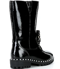 Kurt Geiger London Girls' Kensington Patent Studded Bow Boots (Toddler)