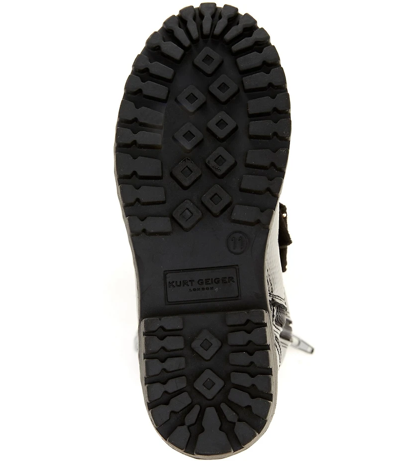 Kurt Geiger London Girls' Kensington Patent Studded Bow Boots (Toddler)