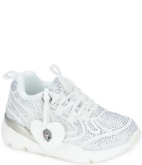 Kurt Geiger London Girls' Kurt Runners Gem Embellished Sneakers (Toddler)