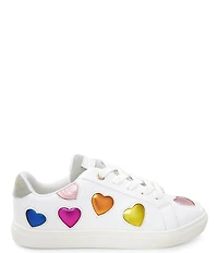 Kurt Geiger London Girls' Lane Love Metallic Heart Sneakers (Toddler)