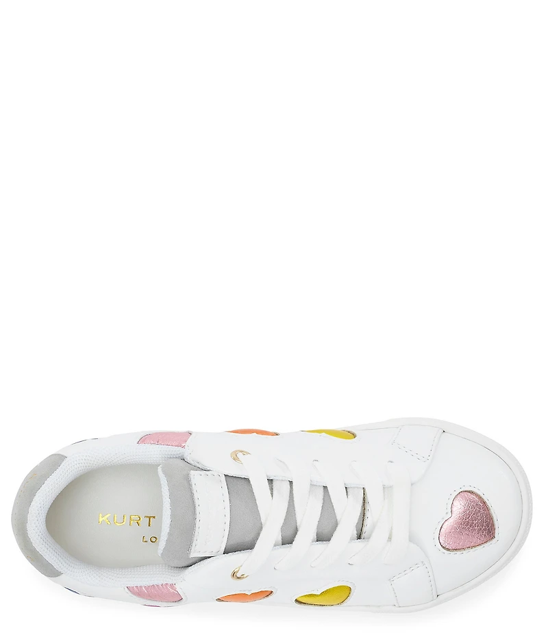 Kurt Geiger London Girls' Lane Love Metallic Heart Sneakers (Toddler)