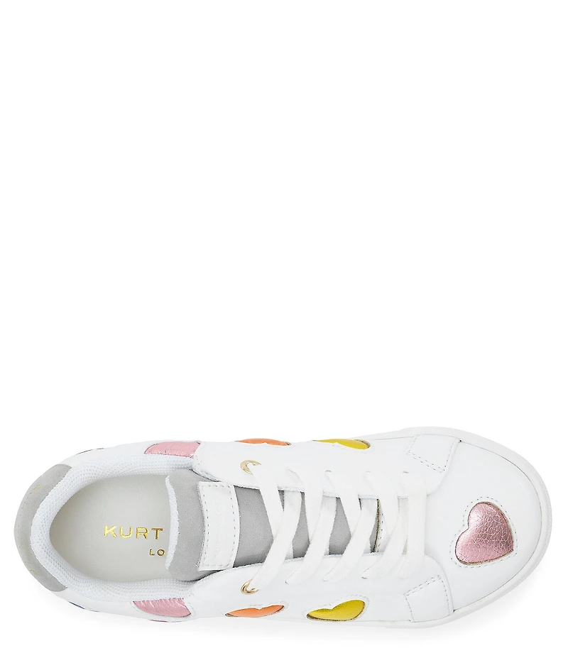 Kurt Geiger London Girls' Lane Love Metallic Heart Sneakers (Youth)
