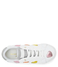 Kurt Geiger London Girls' Lane Love Metallic Heart Sneakers (Youth)