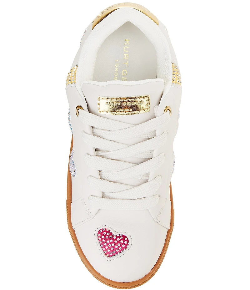 Kurt Geiger London Girls' Lane Love Suede Sneakers (Toddler)