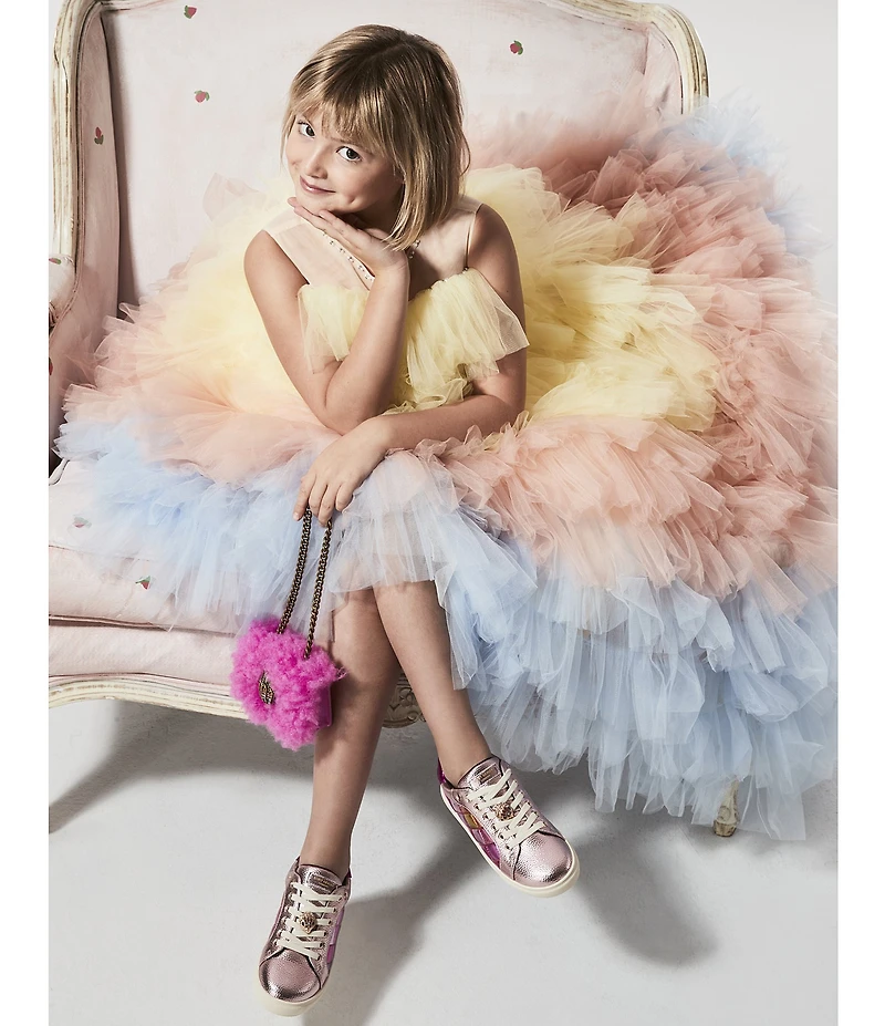 Kurt Geiger London Girls' Lane Stained Glass Sneakers (Youth)