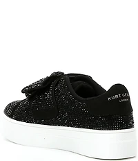 Kurt Geiger London Girls' Laney Crystal Embellished Bow Sneakers (Infant)