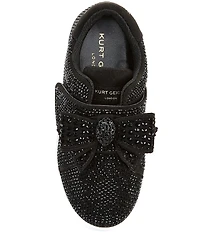 Kurt Geiger London Girls' Laney Crystal Embellished Bow Sneakers (Infant)