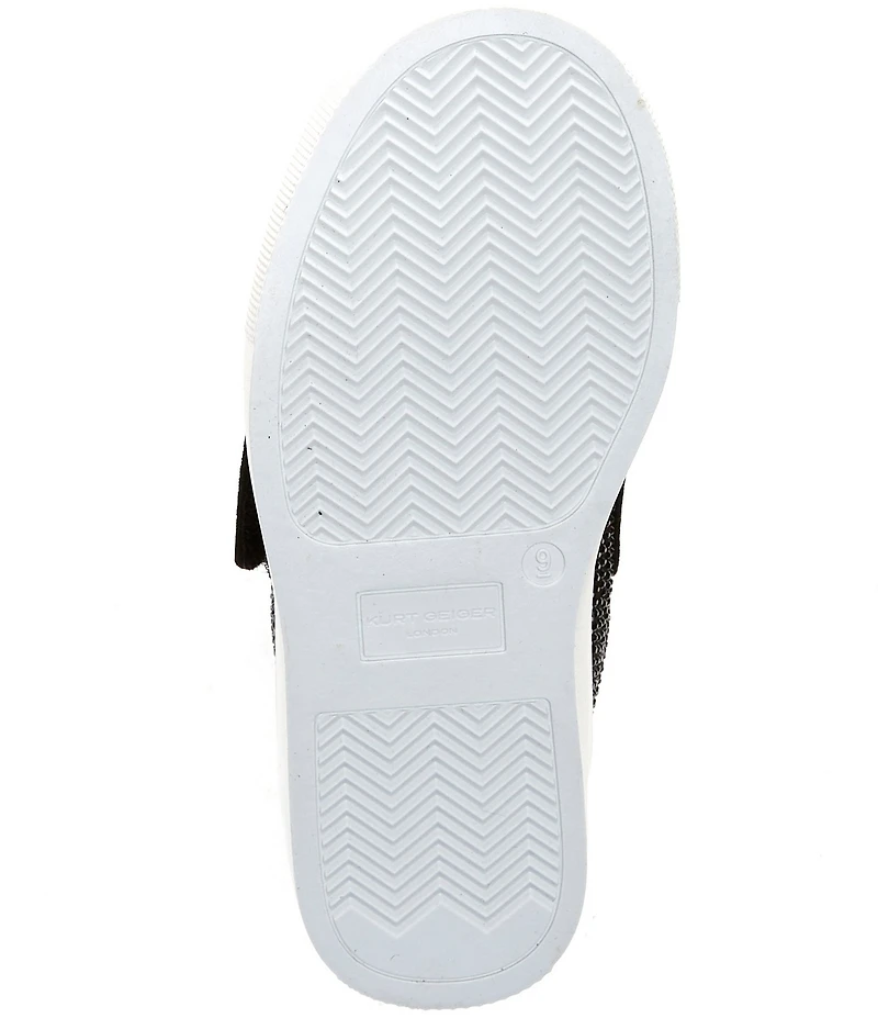 Kurt Geiger London Girls' Laney Crystal Embellished Bow Sneakers (Infant)