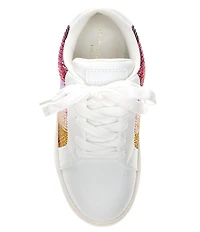 Kurt Geiger London Girl's Laney Crystal Embellished Stripe Sneakers (Youth)