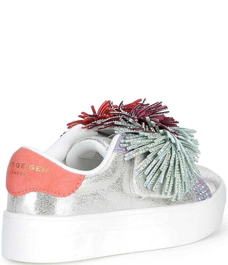 Kurt Geiger London Girls' Laney Fringe Sneakers (Toddler)