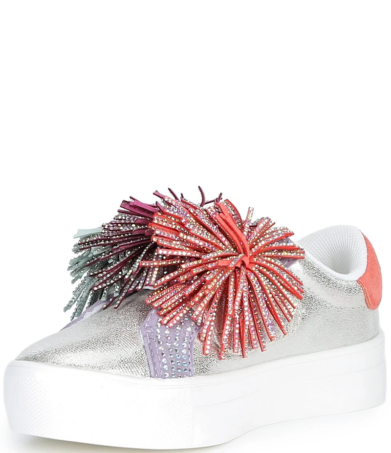 Kurt Geiger London Girls' Laney Fringe Sneakers (Toddler)