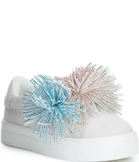 Kurt Geiger London Girls' Laney Fringe Embellished Strap Sneakers (Toddler)