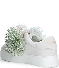 Kurt Geiger London Girls' Laney Fringe Embellished Strap Sneakers (Toddler)