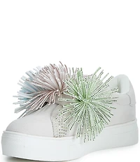 Kurt Geiger London Girls' Laney Fringe Embellished Strap Sneakers (Youth)