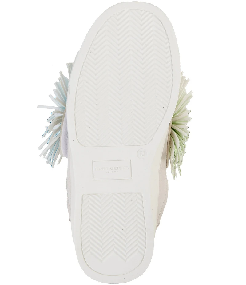 Kurt Geiger London Girls' Laney Fringe Embellished Strap Sneakers (Youth)