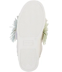 Kurt Geiger London Girls' Laney Fringe Embellished Strap Sneakers (Youth)