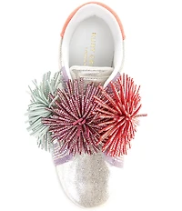 Kurt Geiger London Girls' Laney Fringe Embellished Strap Sneakers (Youth)