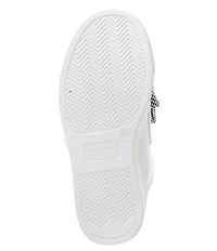 Kurt Geiger London Girls' Laney Leather Crystal Bow Sneakers (Youth)