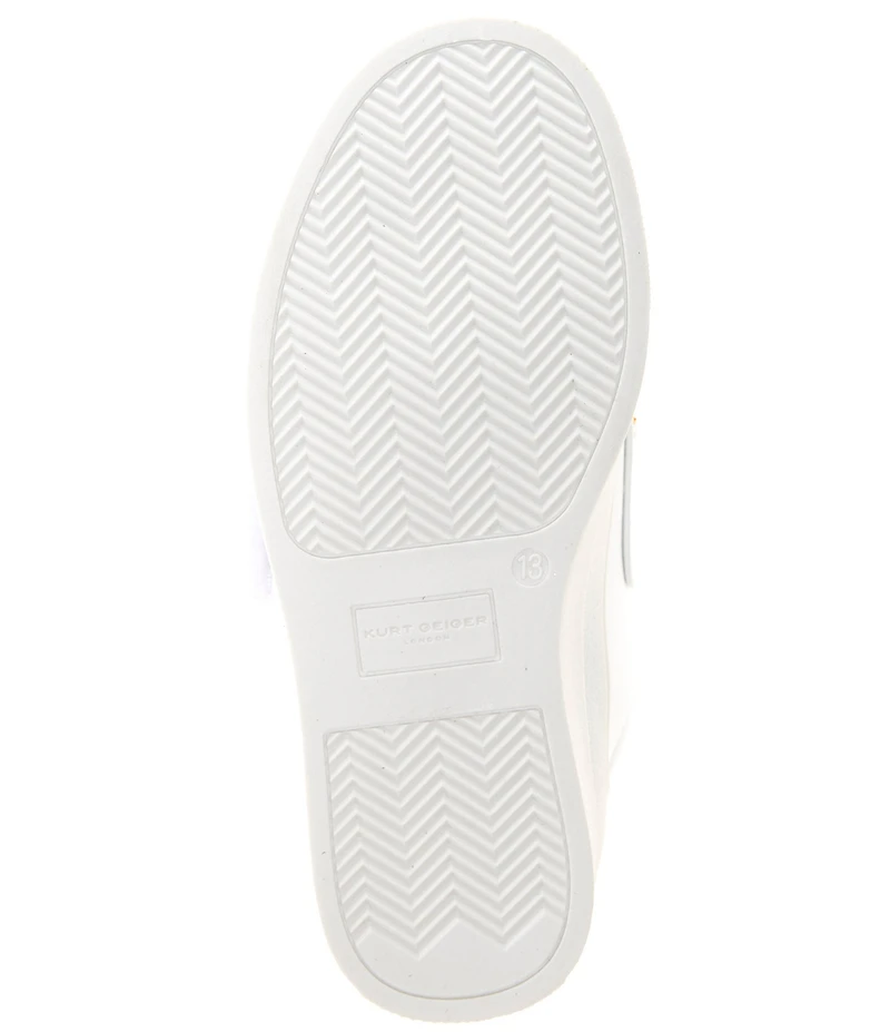 Kurt Geiger London Girls' Laney Leather Crystal Bow Sneakers (Youth)