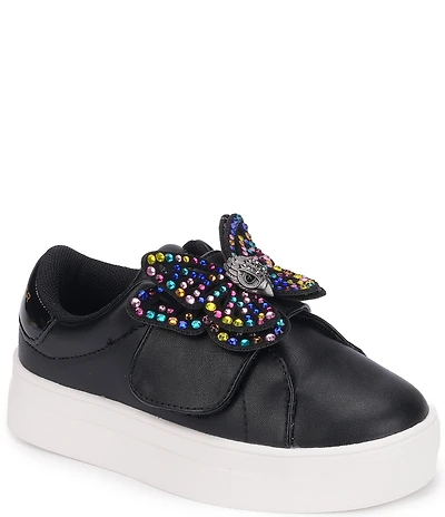 Kurt Geiger London Girls' Laney Rhinestone Embellished Butterfly Sneakers (Infant)