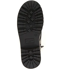 Kurt Geiger London Girls' Leather Chain Hardware Combat Boots (Toddler)