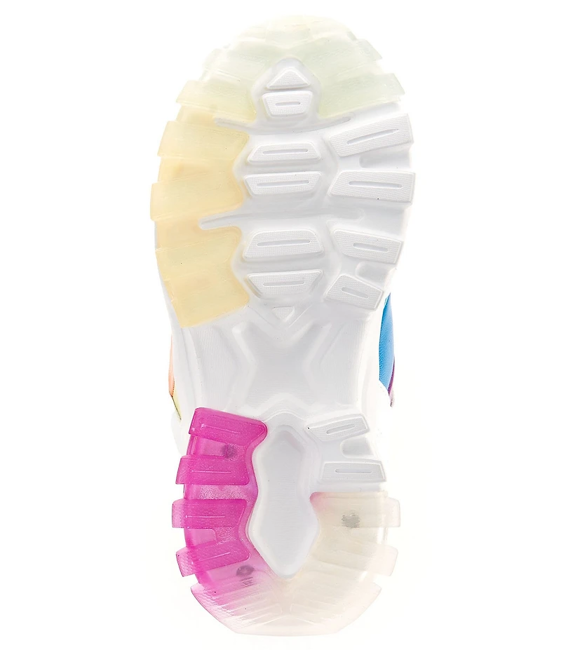 Kurt Geiger London Girls' Lettie Rainbow Stripe Sneakers (Toddler)