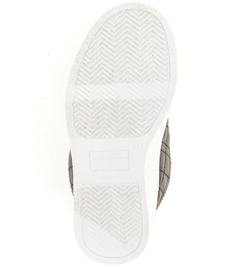 Kurt Geiger London Girls' Liviah Quilted Leather Jewel Ornamented Sneakers (Youth)