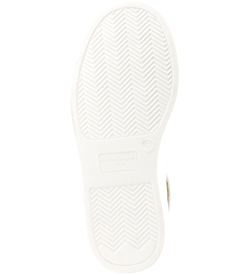 Kurt Geiger London Girls' Luckson Crystal Embellished Heart Sneakers (Infant)