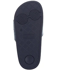 Kurt Geiger London Girls' Meena Eagle Denim Slide Sandals (Youth)