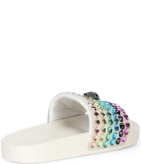 Kurt Geiger London Girls' Meena Rhinestone Embellished Eagle EVA Slide Sandals (Toddler)