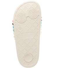 Kurt Geiger London Girls' Meena Rhinestone Embellished Eagle EVA Slide Sandals (Youth)