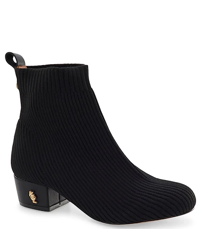 Kurt Geiger London Girls' Mini Elmer Logo Detail Stretch Sock Booties (Toddler)