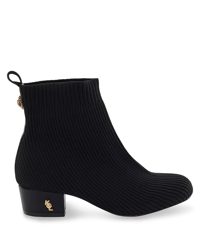 Kurt Geiger London Girls' Mini Elmer Logo Detail Stretch Sock Booties (Toddler)