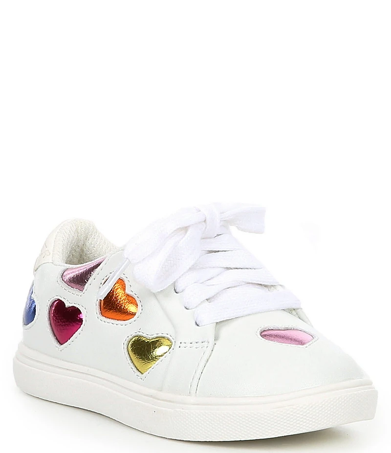 Kurt Geiger London Girls' Lane Love Metallic Heart Sneakers (Infant)