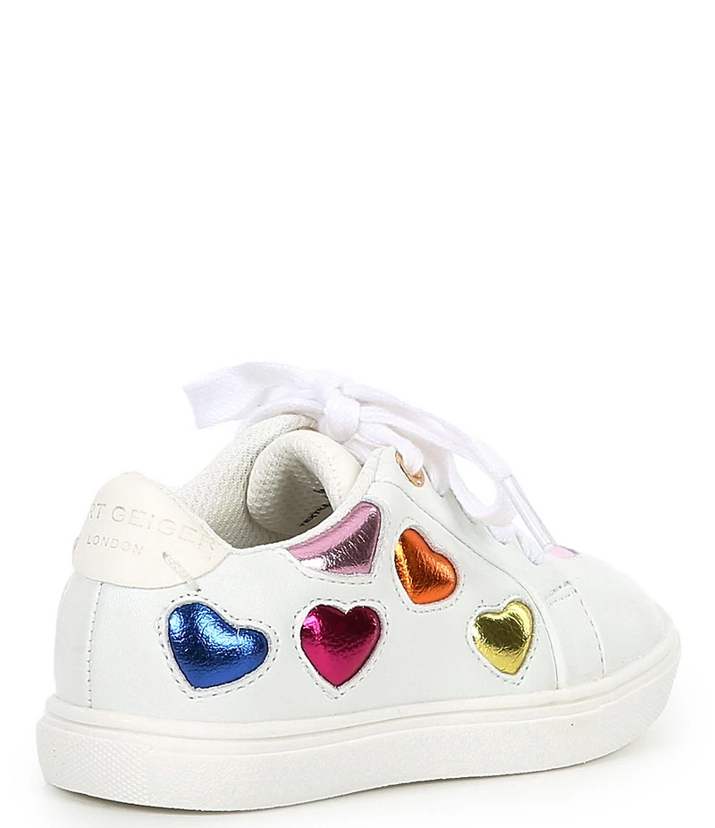 Kurt Geiger London Girls' Lane Love Metallic Heart Sneakers (Infant)