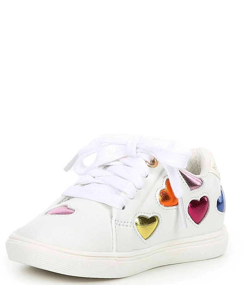 Kurt Geiger London Girls' Lane Love Metallic Heart Sneakers (Infant)