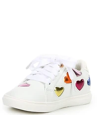 Kurt Geiger London Girls' Lane Love Metallic Heart Sneakers (Infant)